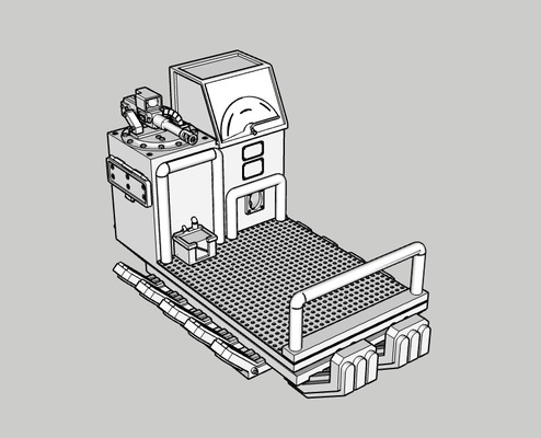 antigrav palet kriko oyun 40k warhammer w40k wh40k imparatorluk hadi militarum ajan imperium şehir savaşı manzara savaş oyunu 3d print model - Mito3D