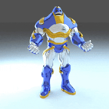 antimonitor action figure 3d print model - Mito3D