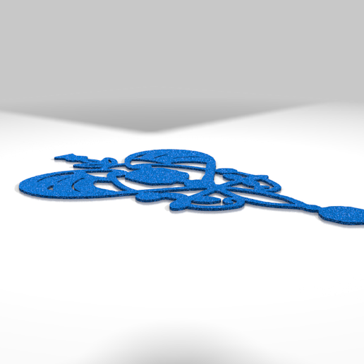 antique art nouveau pendant jewelry necklace 3D print model - Mito3D