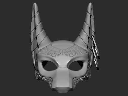 antico cane maschera decorazione gioielleria animale gioiello casco giocattolo figurina egiziano squillare 3d print model - Mito3D