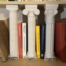 antique grec colonne décoration architecture dorique corinthien ionique temple sculpture livre éducatif récit antiquité 3d print model - Mito3D