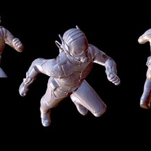ant-man figura varios héroe antman de marvel superhéroe ironman el capitán 3d print model - Mito3D