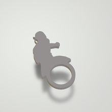 uomo formica chiave catena portachiavi silhouette Vendicatori meraviglia mc arte fantasia eroe 3d print model - Mito3D
