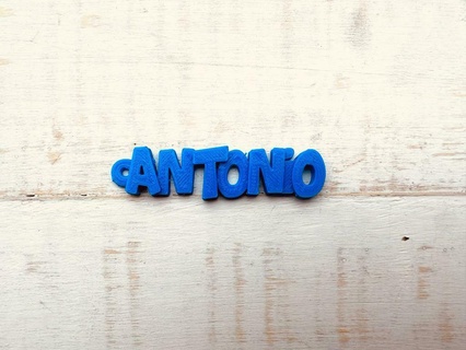 antonio keychain keychains names 3d print model - Mito3D