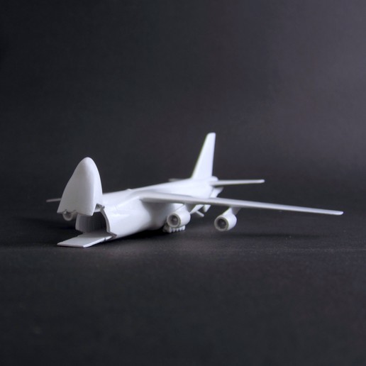 antonov an-124 ruslan escala de 1 a 500 arquitetura miniatura aeronaves 3D print model - Mito3D