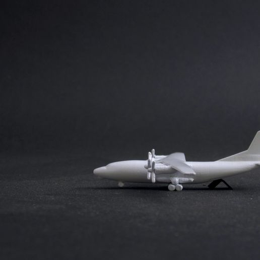 Antonov an 12bp 1 500 arquitectura miniatura 12 escala aeronave 3D print model - Mito3D