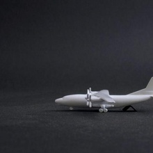 antonov an-12bp 1 500 architecture miniature an-12 scale aircraft 3d print model - Mito3D