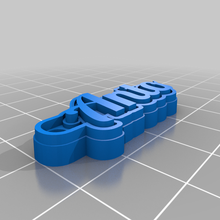 anto takı özelleştirilmiş anahtarlık 3d print model - Mito3D