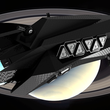 anubis expanse protogen amun-ra class stealth frigate 3d print model - Mito3D