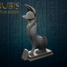 Anubis dekorativ Statue 3d print model - Mito3D