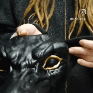 anubi maschera lupo 3d stampa maschere Volpe lupo cane Halloween peloso anubi 3d print model - Mito3D