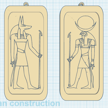 anubis ra gods egypt art decor god pharaoh 3d print model - Mito3D