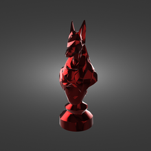 anubis statuette low-poly 3d print model - Mito3D