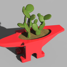 bigorna vaso a casa plantadeira cactus 3d print model - Mito3D