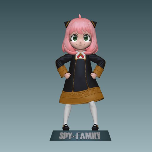 anya spy family pose 3D print model - Mito3D