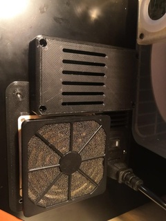 anycubic 4max tarjeta madre cubierta carcasa funda 80mm ventilador frambuesa pi 3 caso 3d impresora partes 3d print model - Mito3D