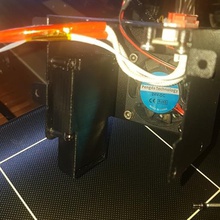 anycubic chiron Luft-Kühler-adapter tool Luft vent fan - adapter upgrade 3d print model - Mito3D