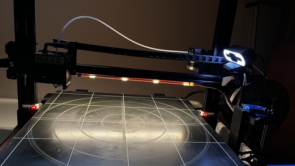 kübik Chiron Led şerit eksen binmek 3D print model - Mito3D