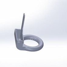 anycubic i3 mega kreisförmigen fan duct protener gadget Kanal Runder 3d print model - Mito3D