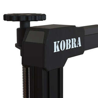 kübik Kobra z axis kılavuz parmak tekeri eksen tekerlek klips özel kök vidalamak 3d print model - Mito3D
