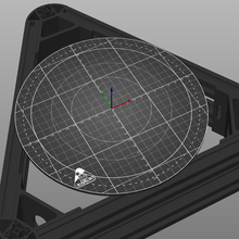 anycubic kossel lineare letto costruire piatto prusaslicer 3d_printers 3d print model - Mito3D