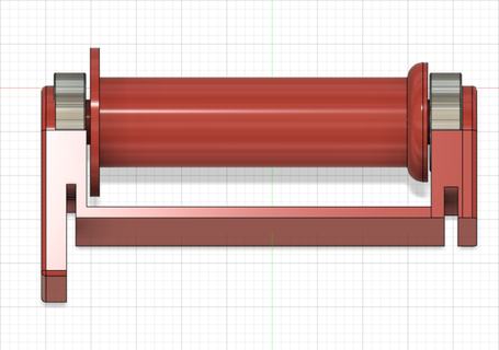 anycubic mega-s - 608rs ball bearing filament roller upgrade spool holder 3d printer accessories 3d print model - Mito3D