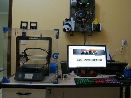 anycubic méga 3d imprimante Cas gaine boîte caixa enceinte impressionneur trmica accessoires 3d print model - Mito3D