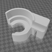 anycubic phonton mono résine réservoir titulaire soutien 3d print model - Mito3D