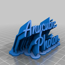 anycubic fotone scrivania piatto personalizzato ufficio 3d print model - Mito3D