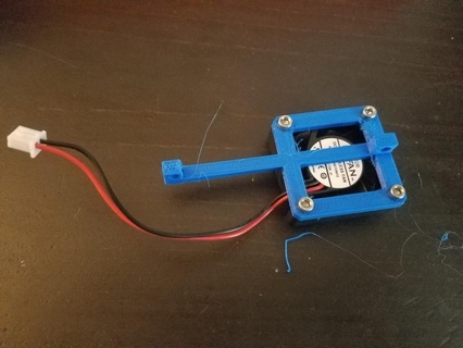 anycubic trigorilla fan mount Tools 40mm delta kossel overheat 3d_printer_parts 3d print model - Mito3D