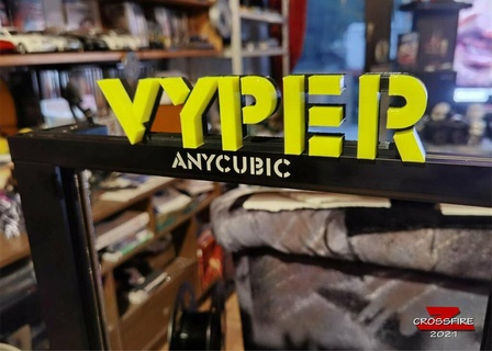 anycubic vyper letras 3d impressora acessórios 3d print model - Mito3D
