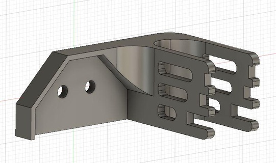 anycubic vyper fuerte cabezal impresión cable soporte 3d print model - Mito3D