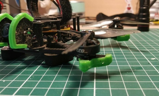 aos 35 v2 snap-on arm guard aos35 guards drone drones fpv r c vehicles remote control 3d print model - Mito3D