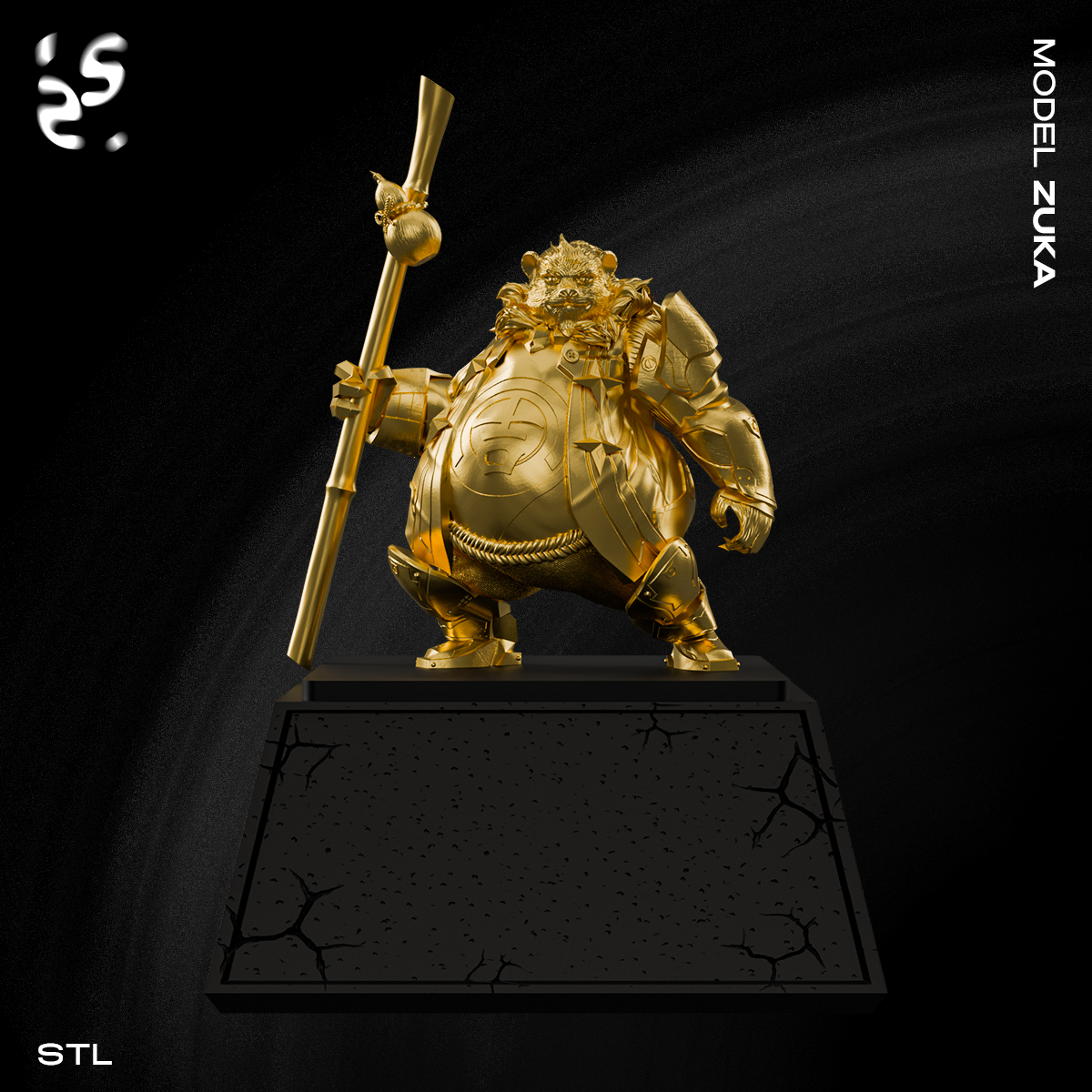 aov arena of cesaret biliyorsun sanat zilla haciz endişeli 3d stl model figür 3D print model - Mito3D