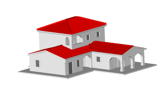 appartamento Casa villa villaggio 3d print model - Mito3D