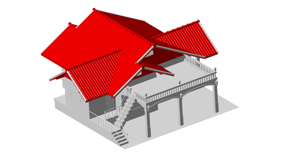 Wohnung Haus Villa Dorf 3d print model - Mito3D