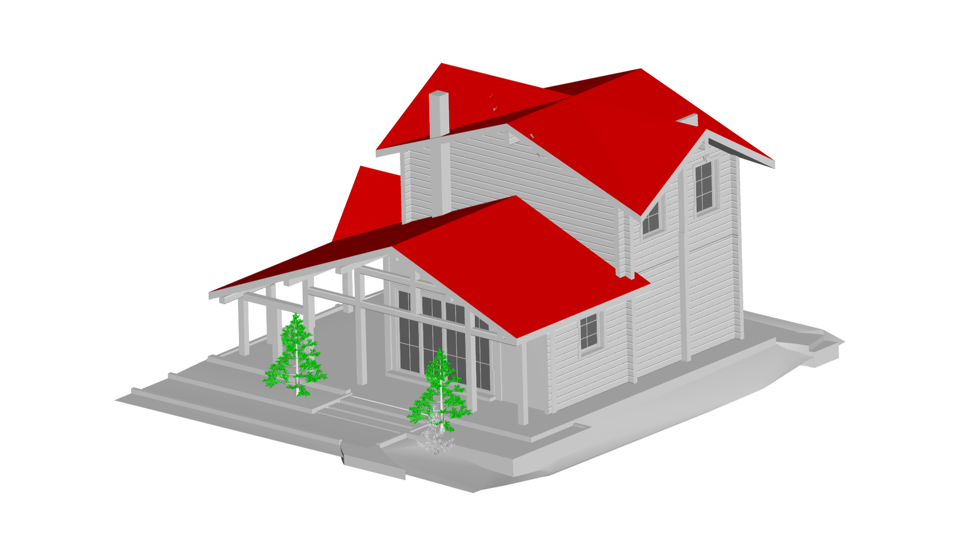 apartment - house villa village 3D print model - Mito3D