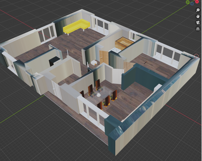 apartment 3d print model - Mito3D