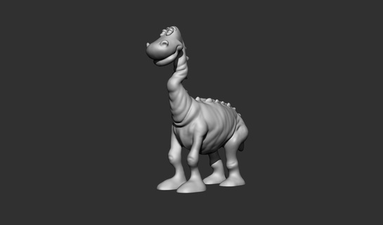 Apatosaurus dino dinosauro 3d print model - Mito3D
