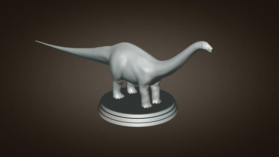 Apatosaurus 3d stampa giocattolo Stampa dinosauro modello giocattoli 3d print model - Mito3D