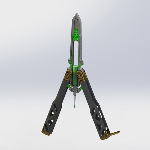 apex legends - octane butterfly knife various cosplay pack legacy 3D print model - Mito3D