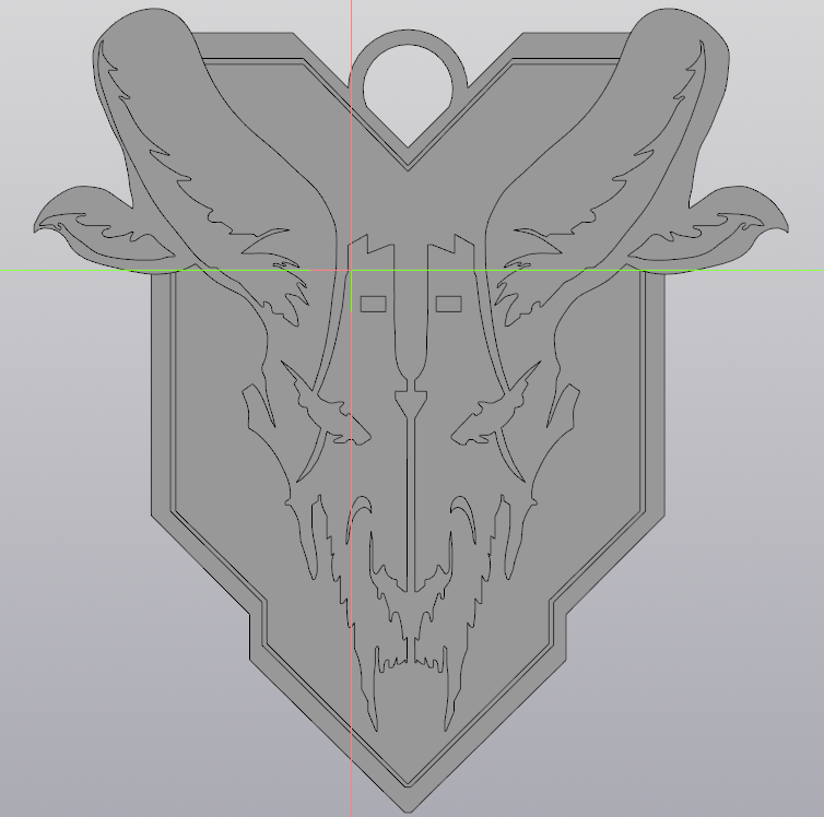 Apex Legenden Schlüsselring Emblem Schlüsselbund Dekoration 3D print model - Mito3D