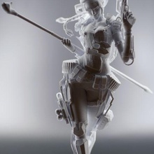 Apex Legenden Loba Waffen Händler dynamisch Pose Zahl Kunst Gaming Figur Charakter Statue Ventilator 3d print model - Mito3D