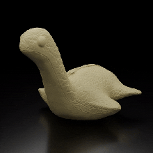 tepe efsaneler Nessie oyun oyuncak Şirin canavar 3d print model - Mito3D
