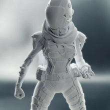 apice leggende vuoto camminatore spettro alto figura giochi figurina carattere 3d print model - Mito3D