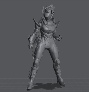 apex legends wraith prestige skin Art figure statue fan art gaming heirloom 3d print model - Mito3D