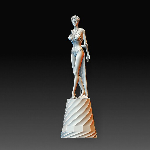 aphrodita statue people character art high poly head printable model 3D print model - Mito3D