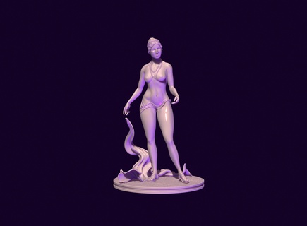 afrodite arte mulher menina fracasso corpo escultura hetaera monumento grego antigo Grécia decoração miniatura estatuetas Deus Vênus milo 3d print model - Mito3D