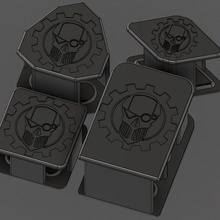 Apokalypse token Organisatoren Spiel warhammer 40k 3d print model - Mito3D
