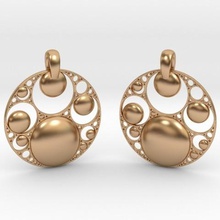 apoearrings jewelry earrings 3d print model - Mito3D